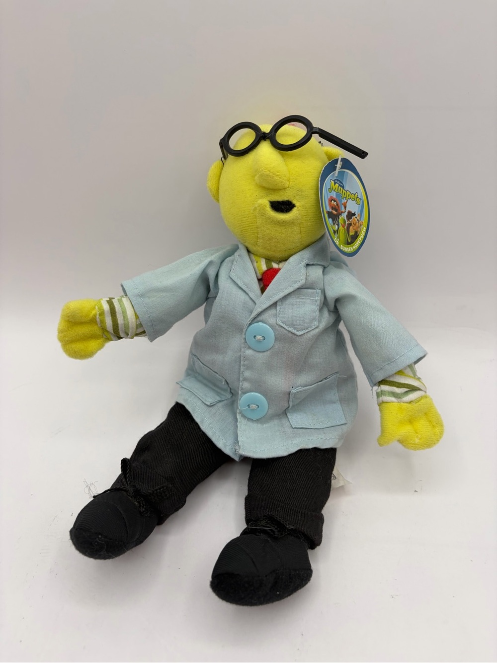 Jim Henson's Dr. Bunsen Honeydew 9" Plush Doll Muppet Scientist Nanco READ